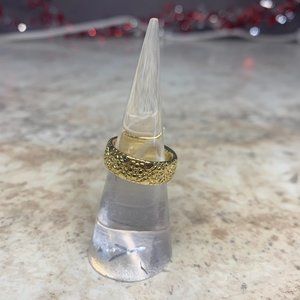 New with tag Kendra Scott Harper Gold Band Ring Size 5